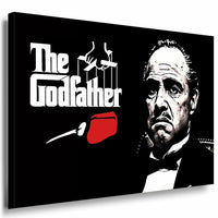Godfather Der Pate Leinwandbild AK ART Bilder Mehrfarbig Wandbild Kunstdruck