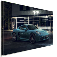Porsche Cayman S Leinwandbild AK ART Kunstdruck Mehrfarbig Wandbild Wanddeko XXL