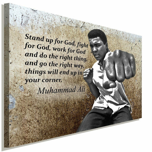 Muhammad Ali Leinwandbild AK Art Bilder Wanddeko Wandbild Kunstdruck Wanddeko 3