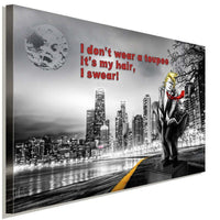 Donald Trump Zitat Skyline Leinwandbild LaraArt Studio Wanddeko Wandbild TOP XXL