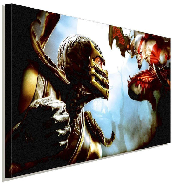Mortal Kombat God of War AK Art Bilder Premium Kunstdruck Made in Germany XXL