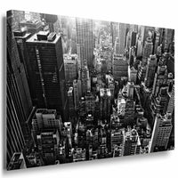 New York Leinwandbild LaraArt Bilder Schwarz Weis Wandbild